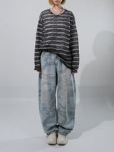 (UNISEX) Sys Loose See-through Knit