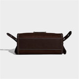 Autumn Winter Two-Tone Faux Leather Classic Tote Cross Bag