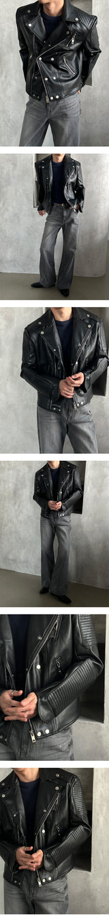 [PREMIUM] Shoulder bike rider jacket (2color)