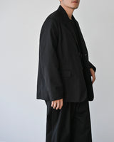 WIT SEMI OVERSIZE BLAZER BK 