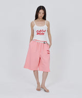 CONY CALL OUT BABY SWEAT SHORTS / PINK