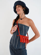 Baby Raspail Square Bag Red