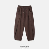 フラップバルーンスウェットパンツ(4 Colors)