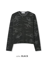 No.1569 カモ WF ヘンリーネック クロップ Tシャツ(3color)