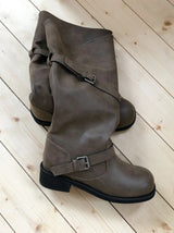 Double Belt Long Boots