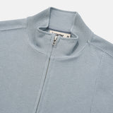 Fickle 2-WAY full zip-up / Blue gray