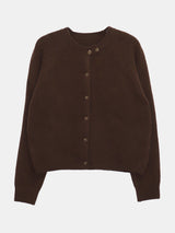 Dean Two-button round-neck Wool  cardigan