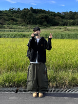 Veln Patch Knit Hooded Zip-Up (3 colors)