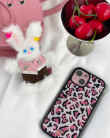【MADE】 PKCW leopard phonecase (pink)