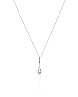 [Silver 925] Melting Drop Necklace (Silver)