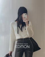 【MADE】Vネックニット