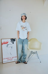 26SS★ DTP Kitten Daisy Short Sleeve Tee