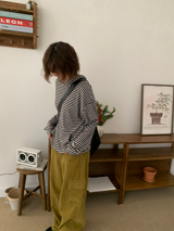 ブレッシルーズ起毛ダンガラフードTシャツ（4c）