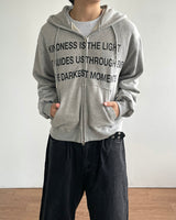 Fog Crop Hoodie Zip-UP