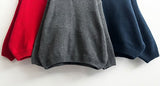 Disco Pop Duc Thick Sleeve Punching V-Neck Knit