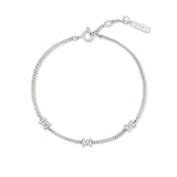 Silver Cross Station 925 Silver Bracelet B061-03H