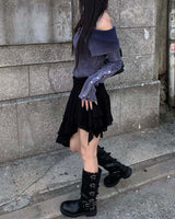Button off knit