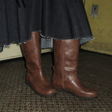 Keen 0005-1. Rubber Sole Mid-Leg Boots - 3colors