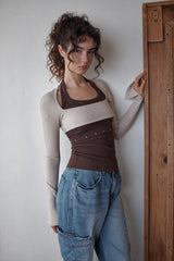 SOFT POSE TEE - BEIGE