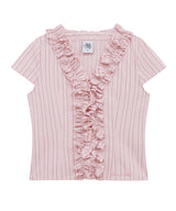 st frill shirt (pink)