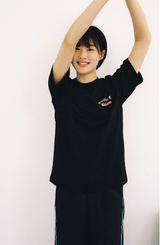 ウェルカムロゴTシャツ - ブラック
