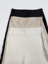 Gomez Satin Mermaid Long Skirt