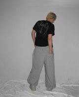 Lettering Eyelet Sweatpants(3c)