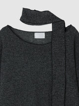 [Muffler Set] Mood Ribbon Daily Knit (4c)