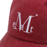 【企画限定価格】 MUCENT SIGNATURE BALL CAP (Pigment dyeing burgundy)