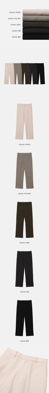 [F/W] バンディングブーツカットスラックス(5color)