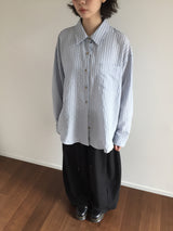 Summer pinstripe shirt (2color)
