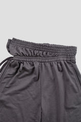 Folding waist bermuda pants