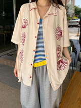 クラムス ハーフスリーブシャツ