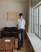 VAFF Flare Teen Washed Denim Pants
