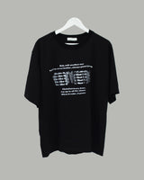 Bling lettering short sleeve t-shirt