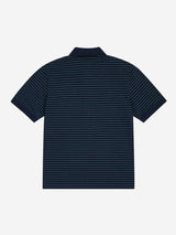 REGULAR STRIPE PK TEE (NAVY)