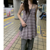 bead checkered dress