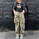 KIRSH X TOKYO ビックチェリークロップTシャツ【ブラック】