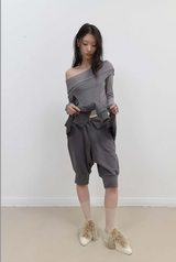 Sleeve Pumpkin Pants / Charcoal