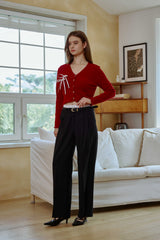 MOON NIGHT WIDE PANTS / BLACK