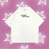 PEANUT STAIN - ピクセル キャラクターズ アイボリー オーバーサイズド Tシャツ
