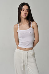 Be clear sleeveless, White
