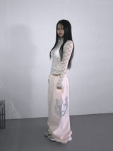 ditto lace long t-shirts(3 color)