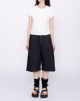 Daisy Flower Lace Delicate Short Sleeve T-shirt