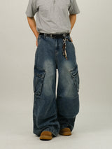 ROO Parachute Cargo Denim Pants