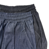  natural denim bermuda pants