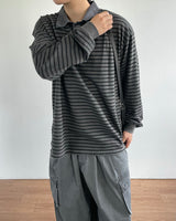 Wash Stripe Pique T-shirt