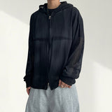 クロスクーリングメッシュ フーデッドジップアップ(3 colors)