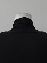ルーズVラップシャーリングTシャツ (2color)