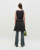 Sheer Layering Pants _ GREY